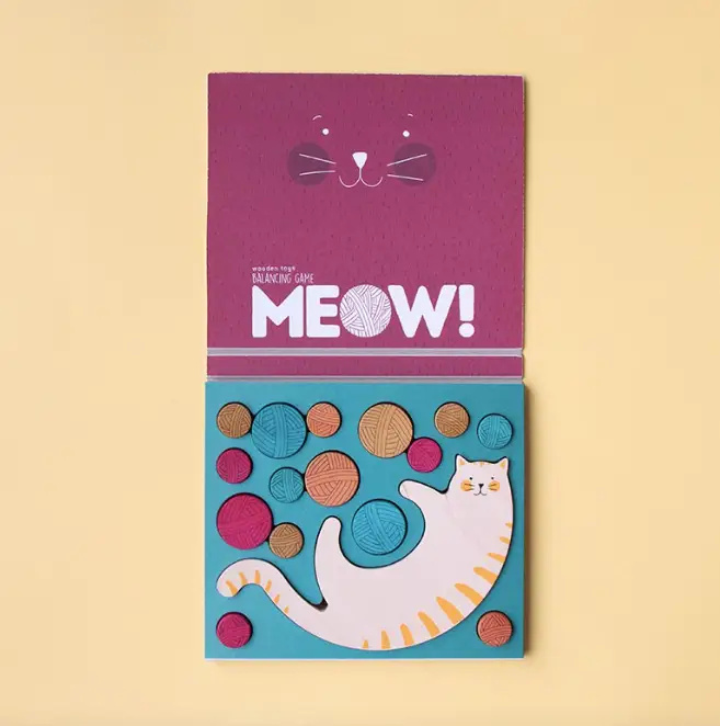 LONDJI wooden toy meow +4 ans by Citron Grenadine