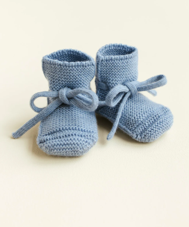 HVID chaussons booties / light blue by Citron Grenadine