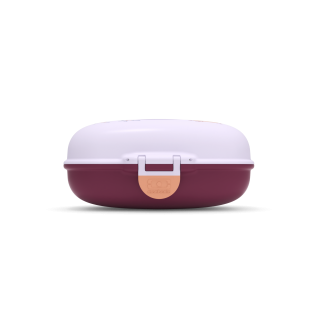 MONBENTO tresor gram / mauve owly by Citron Grenadine