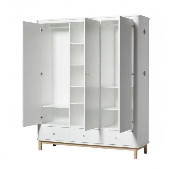 OLIVER FURNITURE wood garde-robe 3 portes by Citron Grenadine