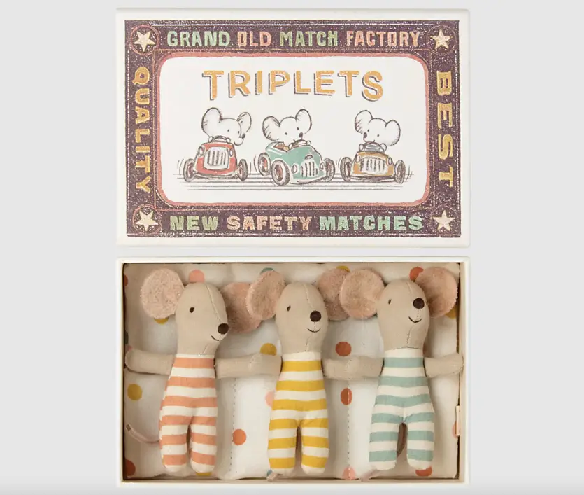Maileg souris / les triplés by Citron Grenadine