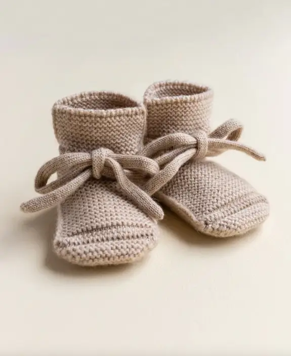 HVID chaussons booties / sand by Citron Grenadine