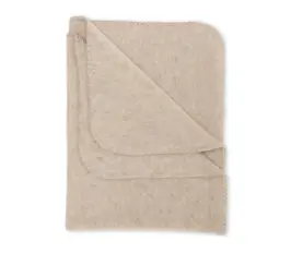 ENGEL couverture en laine / sand chiné by Citron Grenadine