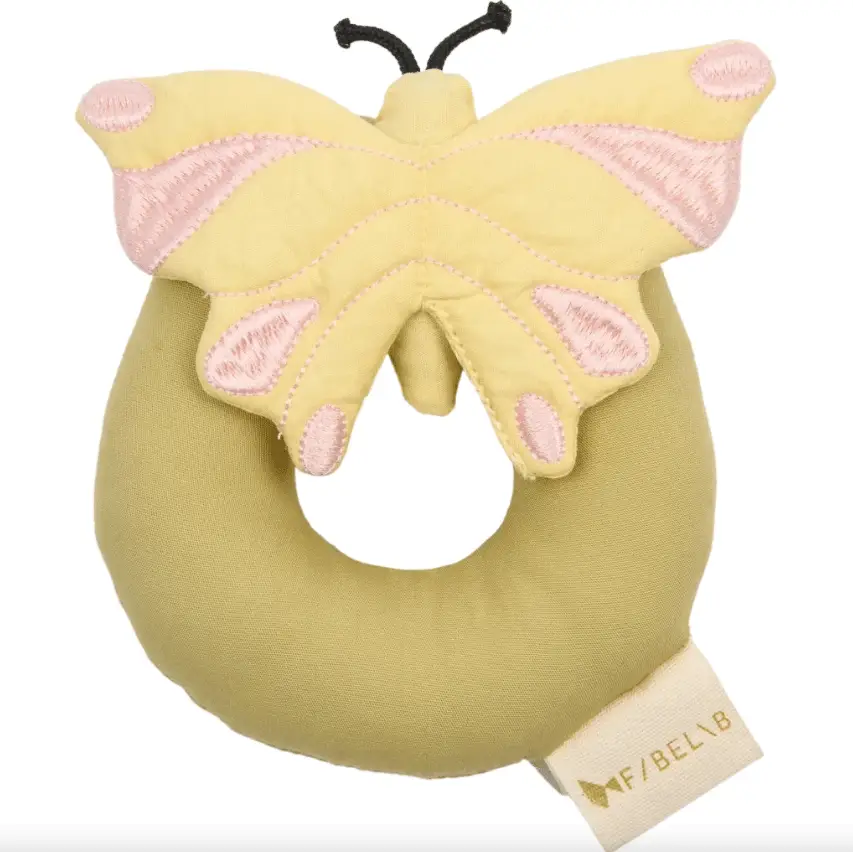 FABELAB hochet papillon by Citron Grenadine