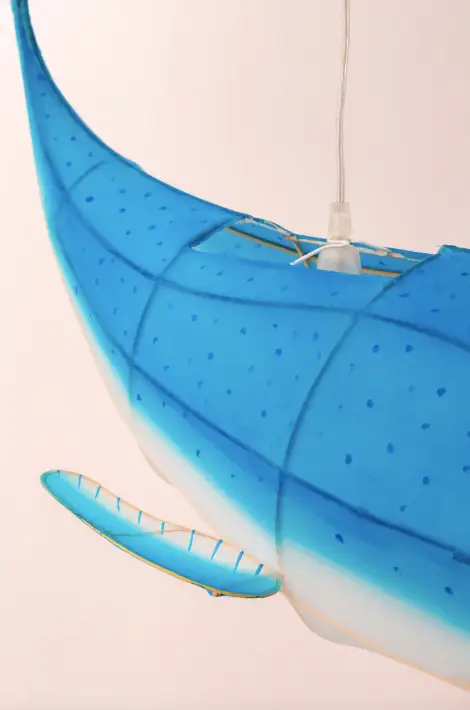 PETIT PAN suspension lampion baleine by Citron Grenadine