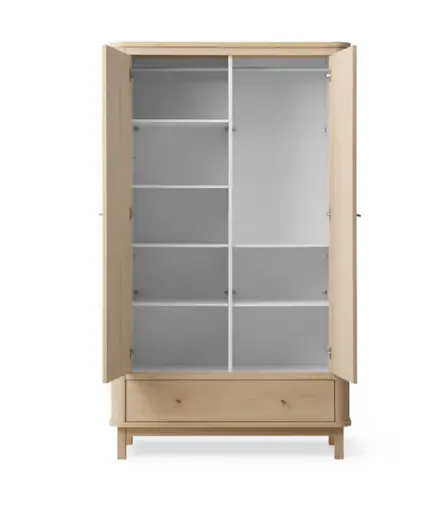 OLIVER FURNITURE wood garde-robe 2 portes / chêne 041371 by Citron Grenadine