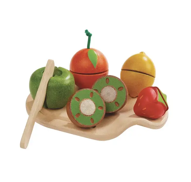 PLAN TOYS fruits à couper / 18m+ by Citron Grenadine