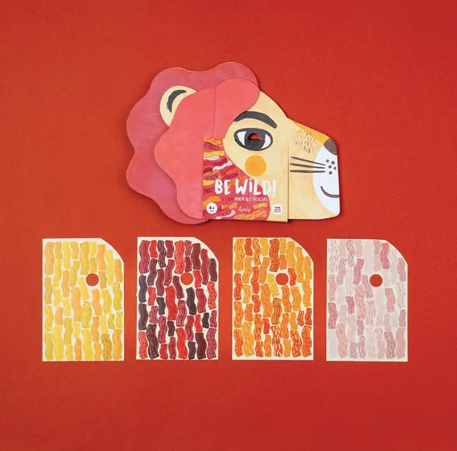 LONDJI masque et stickers be wild / lion +4 ans by Citron Grenadine