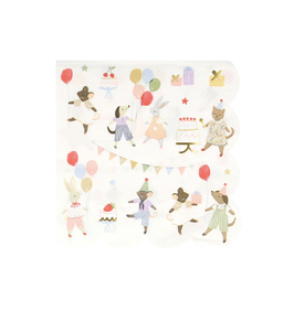 MERI MERI serviettes S / animal friends by Citron Grenadine