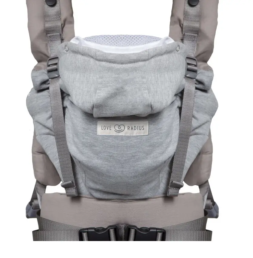 LOVE RADIUS porte-bébé HoodieCarrier 2 / gris by Citron Grenadine