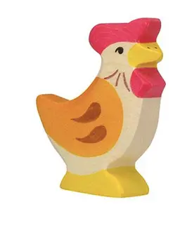 HOLZTIGER poule debout by Citron Grenadine
