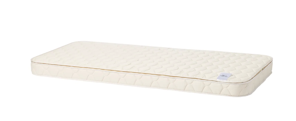 Oliver Furniture lit mezzanine mi-haut wood original blanc/chêne by Citron Grenadine