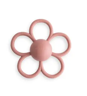 MUSHIE daisy hochet by Citron Grenadine