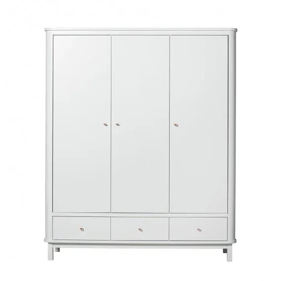 OLIVER FURNITURE wood garde-robe 3 portes by Citron Grenadine
