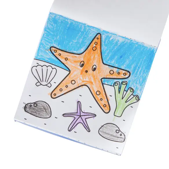 OOLY Carry Along Coloring Book – Sea Life +3 ans by Citron Grenadine