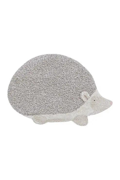 TAPIS LAVABLE EN COTON ANIMAL HEDGEHOG by Citron Grenadine