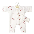 Minikane combi lili petits coeurs rose argile babies by Citron Grenadine