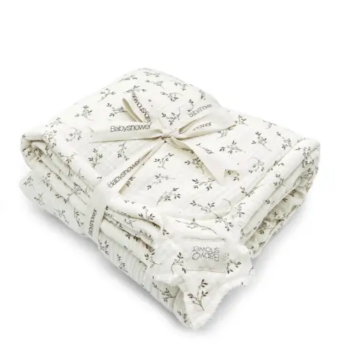 BABYSHOWER plaid / olive bloom by Citron Grenadine