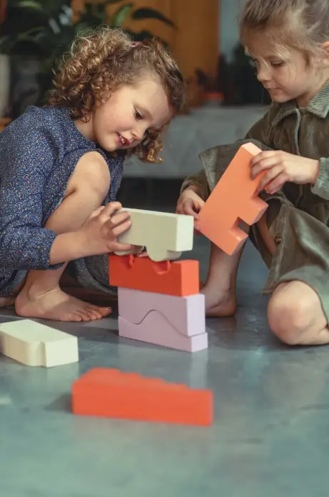 MOES PLAY puzzle blocks / earth by Citron Grenadine