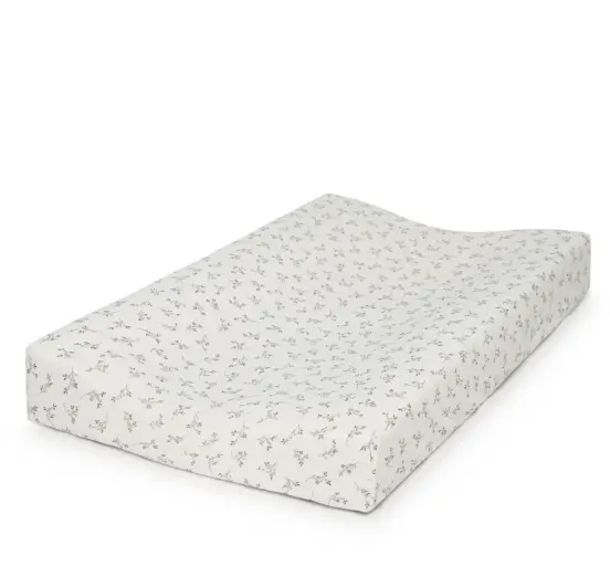 BABYSHOWER housse matelas à langer / olive bloom by Citron Grenadine
