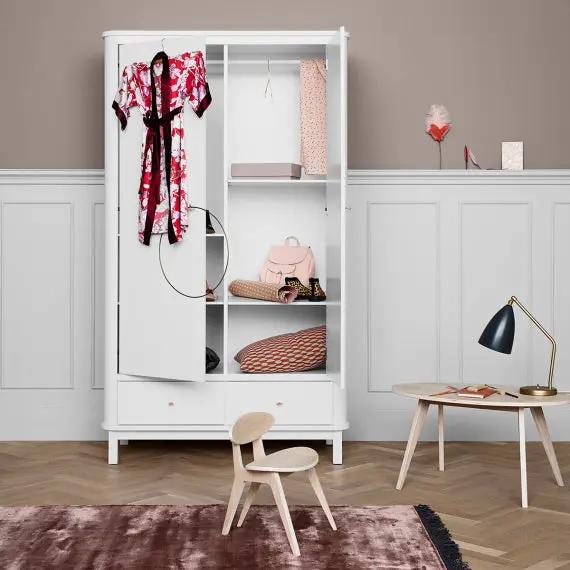OLIVER FURNITURE Armoire 2 portes Wood by Citron Grenadine