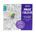 OMY poster géant à colorier / magic college by Citron Grenadine