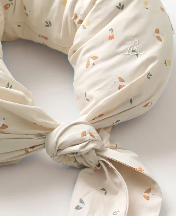DEAR APRIL coussin d'allaitement à nouer / songbirds by Citron Grenadine