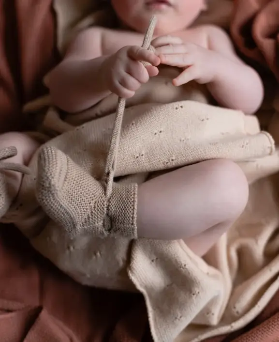 HVID chaussons booties / sand by Citron Grenadine