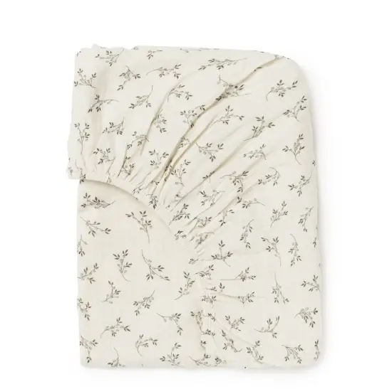 BABYSHOWER housse matelas à langer / olive bloom by Citron Grenadine