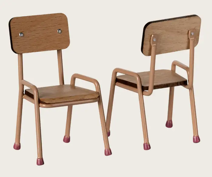 Maileg set table et chaises / dark powder by Citron Grenadine