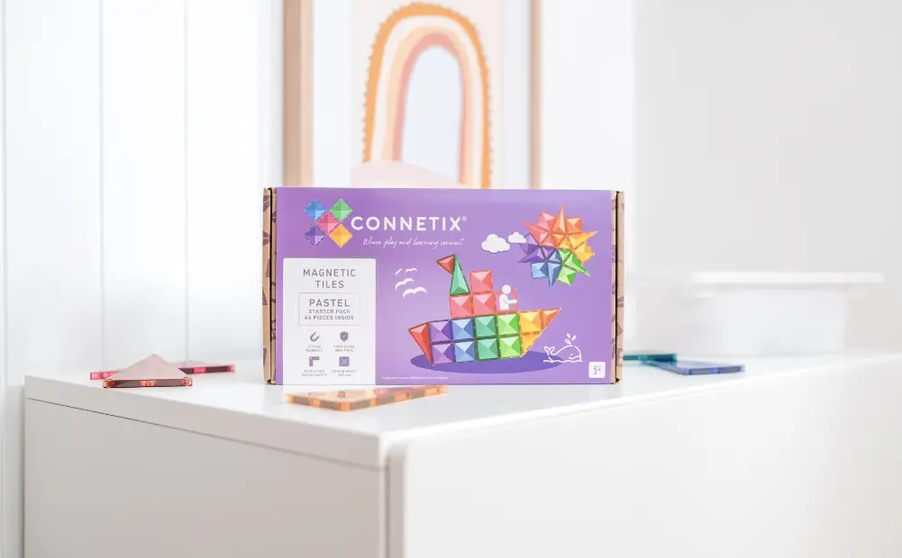 CONNETIX pastel starter pack 64 pièces by Citron Grenadine