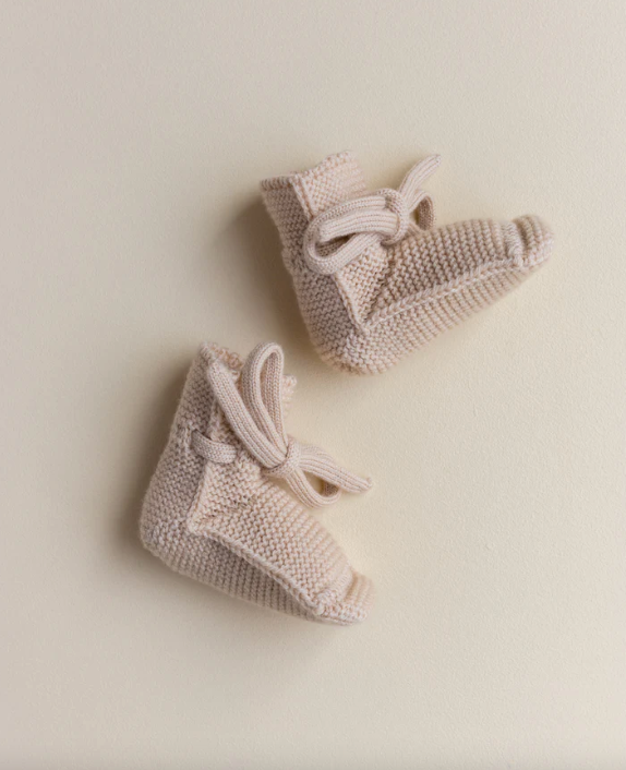 HVID chaussons booties / oat by Citron Grenadine