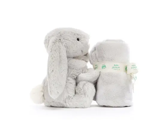 Jellycat bashful / silver bunny soother by Citron Grenadine