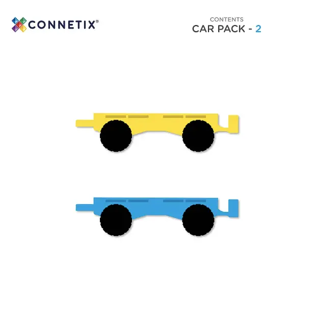 CONNETIX Rainbow Car Pack 2 pc by Citron Grenadine