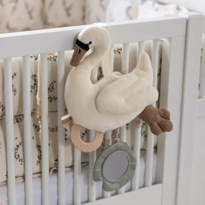 SEBRA hochet d'activité / swan 0m+ by Citron Grenadine