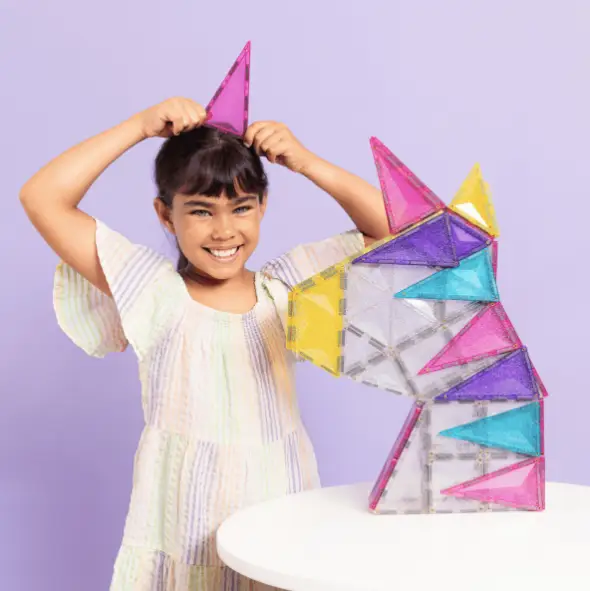 CONNETIX Glitter Unicorn Pack 56 pc by Citron Grenadine