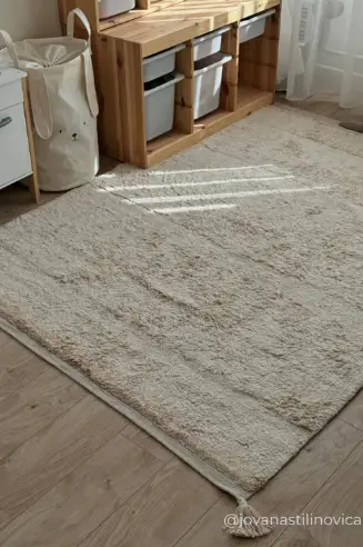 LORENA CANALS tapis lavable / bloom natural by Citron Grenadine