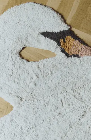 LORENA CANALS tapis lavable / SWAN by Citron Grenadine