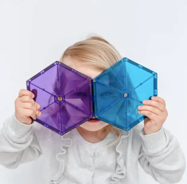 CONNETIX rainbow geometry pack 30 pièces by Citron Grenadine