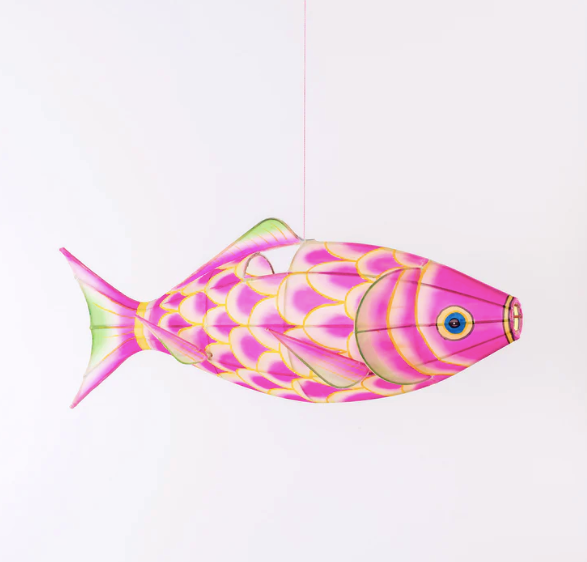 PETIT PAN suspension lampion carpe / rose by Citron Grenadine