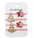 ROCKAHULA stripy christmas tree ponies by Citron Grenadine