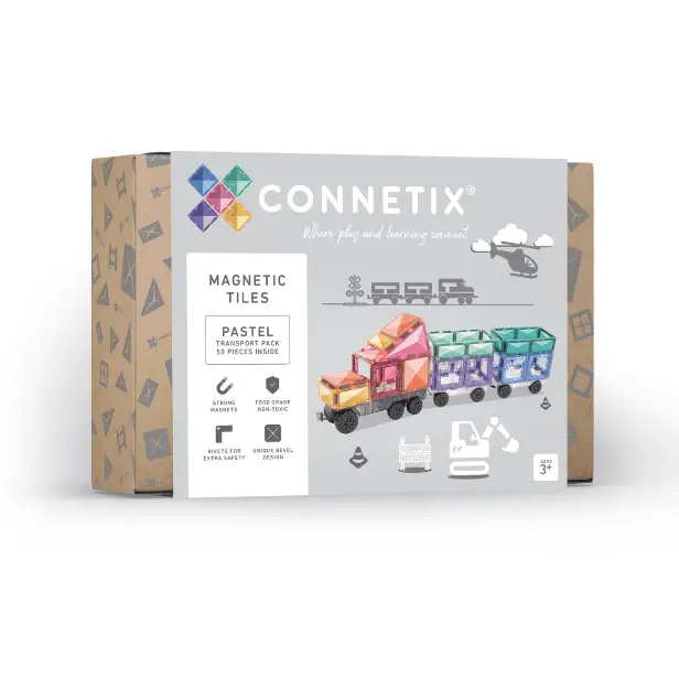 CONNETIX pastel transport pack 50 pièces by Citron Grenadine