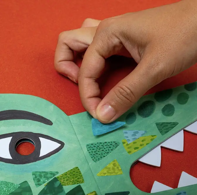 LONDJI masque et stickers be wild / crocodile +4 ans by Citron Grenadine