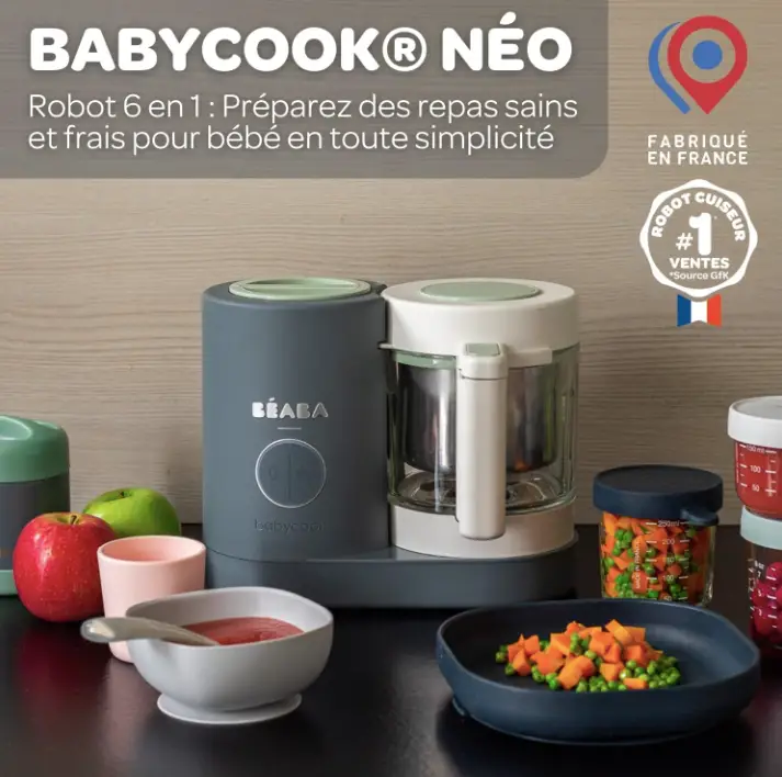 BÉABA robot cuiseur babycook néo / mineral grey by Citron Grenadine
