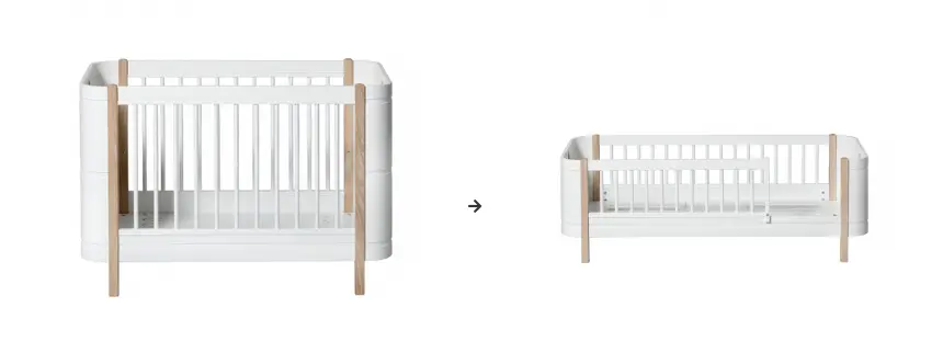 Oliver Furniture lit mini+ cot blanc 041486 by Citron Grenadine