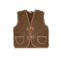 ALWERO ALPEN bodywarmer laine / marron by Citron Grenadine