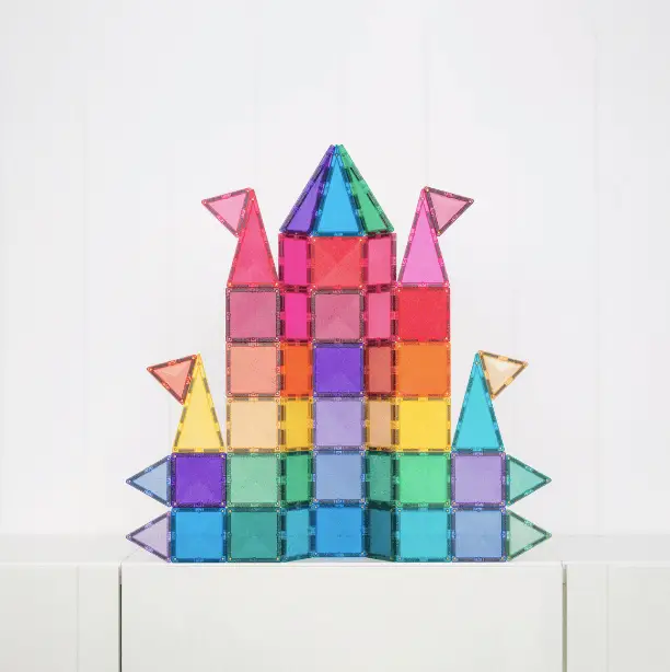 CONNETIX glitter castle Pack 48 pc by Citron Grenadine