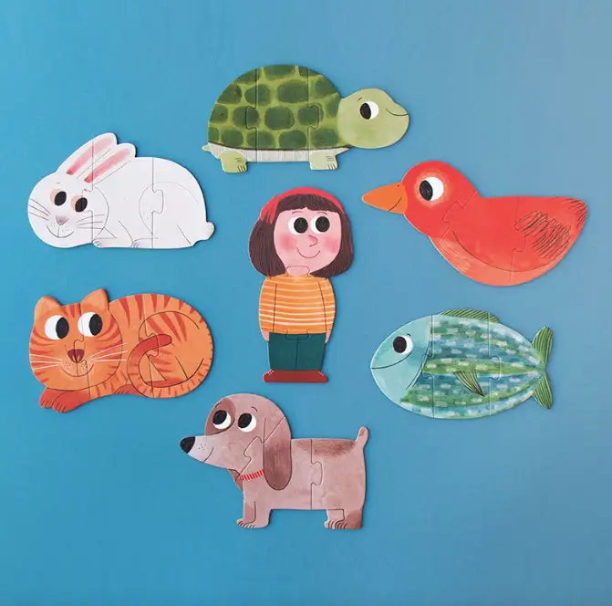 LONDJI puzzle i love my pets +3 ans by Citron Grenadine
