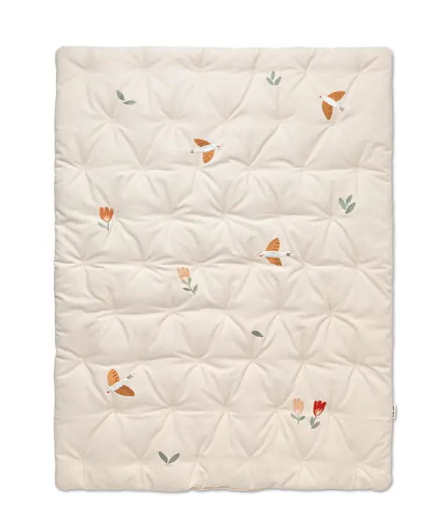 DEAR APRIL tapis de jeu / songbirds - Citron Grenadine | puériculture durable, conseil en boutique à Louvain-la-Neuve