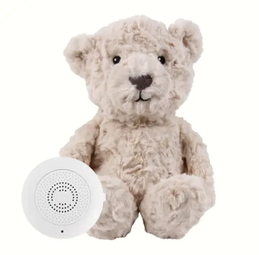 FLOW lou doudou musical et bruit blanc / beige by Citron Grenadine